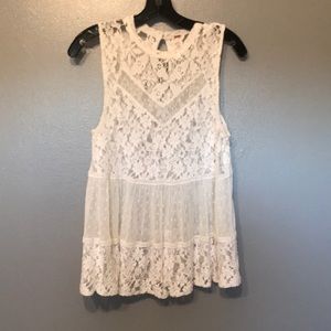Free people lace tank